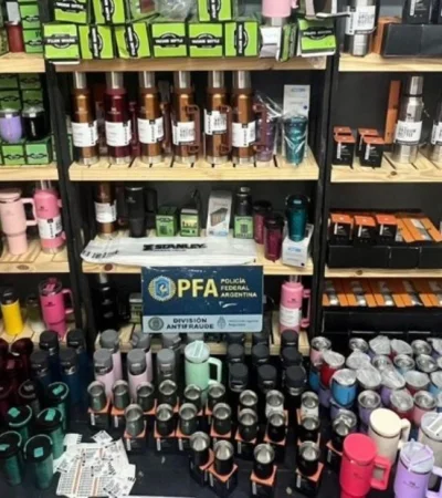 Impactante operativo en Nordelta: incautan un millar de termos falsificados