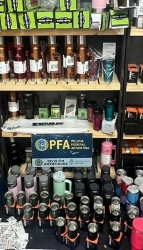 Impactante operativo en Nordelta: incautan un millar de termos falsificados