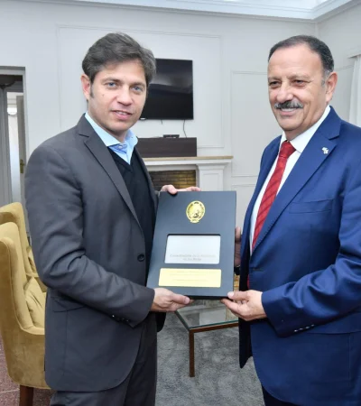 Axel Kicillof y Ricardo Quintela