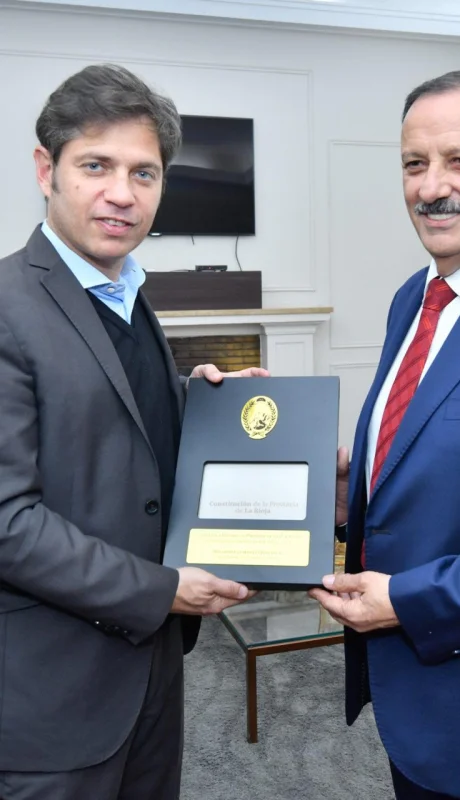 Axel Kicillof y Ricardo Quintela