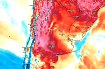 Calor, sequía y viento fuerte aumenta el riesgo de incendios en Argentina