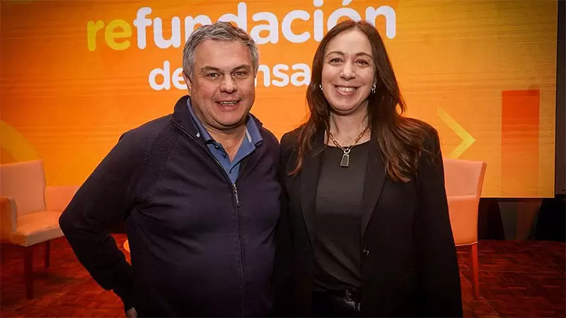 Santiago Medrano (referente de la Fundación en el partido de San Martín, Buenos Aires, junto a María Eugenia Vidal