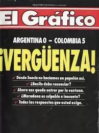 Tapa histórica de El Gráfico.