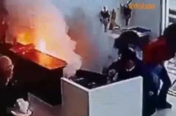 Impactante video: así explotó el paquete-bomba en la Sociedad Rural