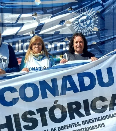 Los docentes universitarios realizaron un nuevo paro este jueves.