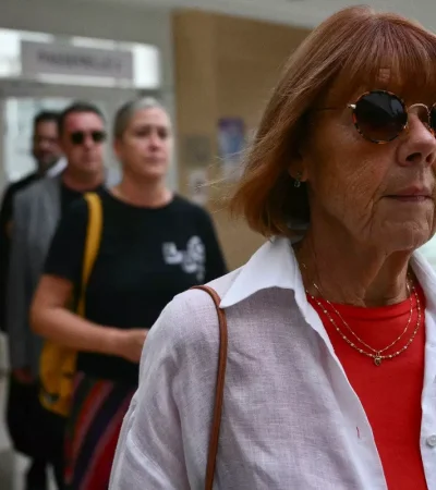 Gisèle Pelicot llegó al tribunal a dar su testimonio.