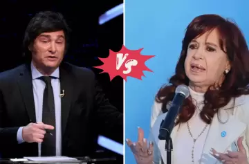 Fuerte cruce tuitero entre el presidente Milei y Cristina Kirchner por la economía