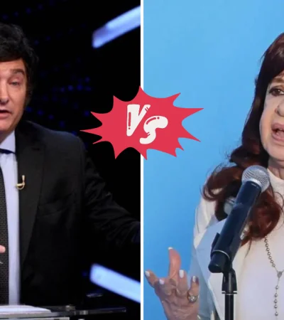 Javier Milei y Cristina Kirchner.