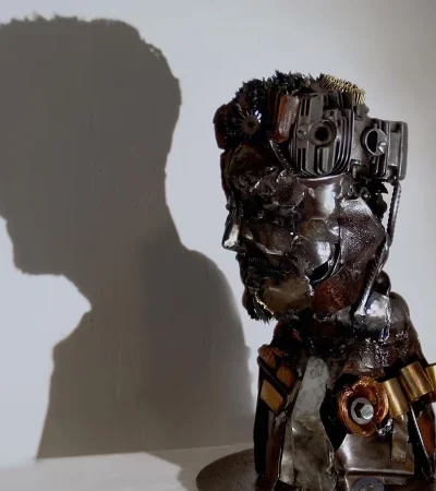 Escultura de Lionel Messi