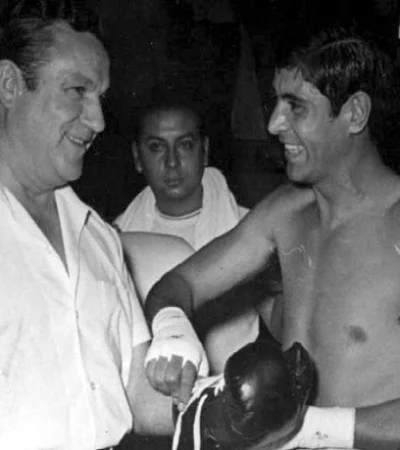 Don Paco Bermúdez y Carlos Aro