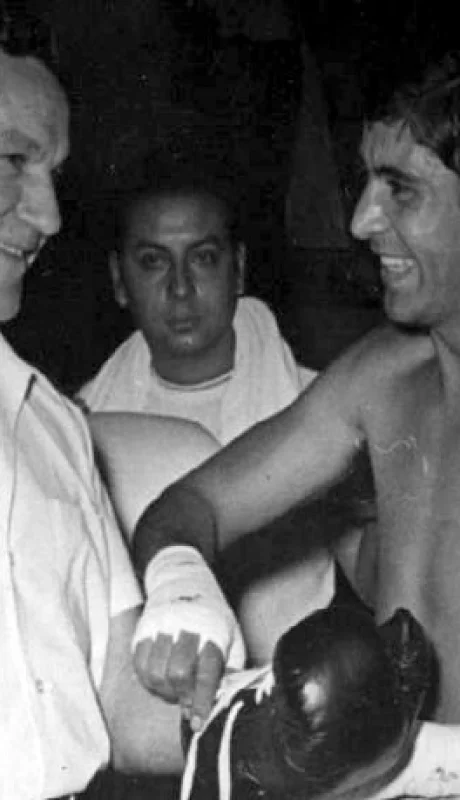 Don Paco Bermúdez y Carlos Aro