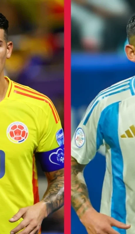 Colombia vs Argentina, este martes.