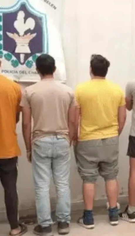 Los amigos y el novio terminaron en la comisaría.