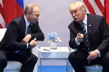 Trump se mostró acongojado por apoyo de Putin a Harris