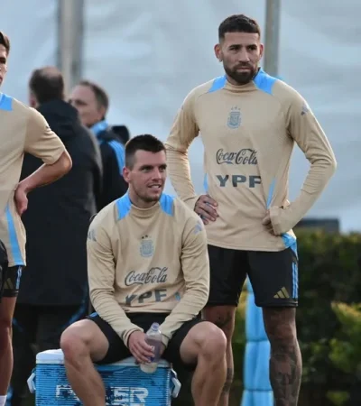 El seleccionado argentino llegó y se entrenó en Colombia