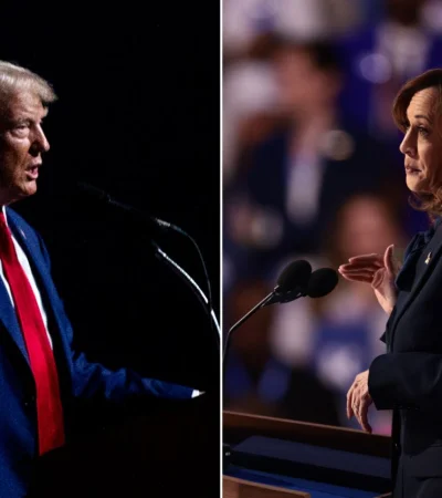 Donald Trump y Kamala Harris.