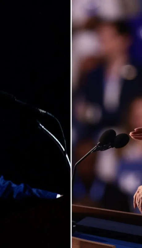 Donald Trump y Kamala Harris.