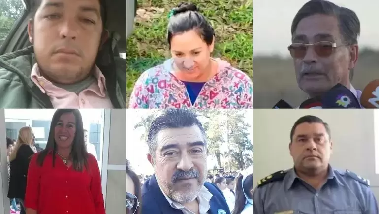 Involucrados en el caso de Loan Danilo Peña