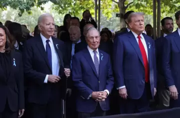 Aniversario del 11-S: Kamala Harris y Trump se mostraron en actos conmemorativos