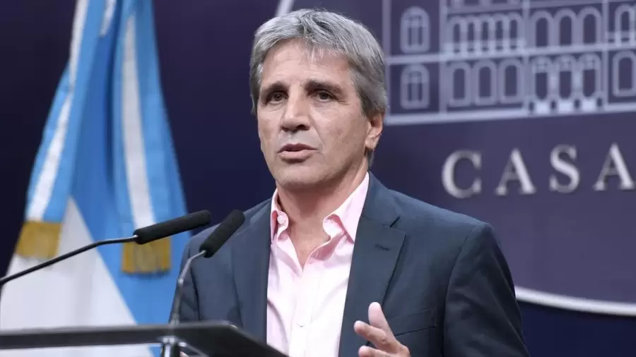 Luis Caputo, ministro de Economía de la Nación