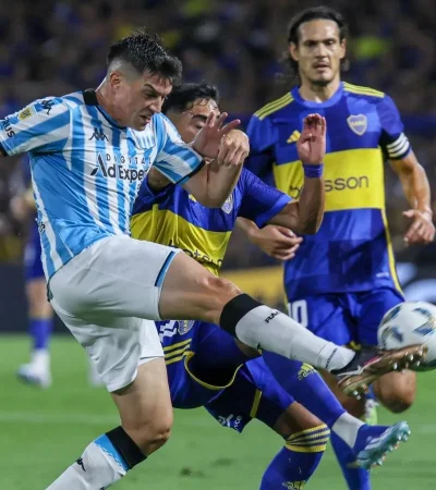 Racing y Boca se enfrentan el sábado.