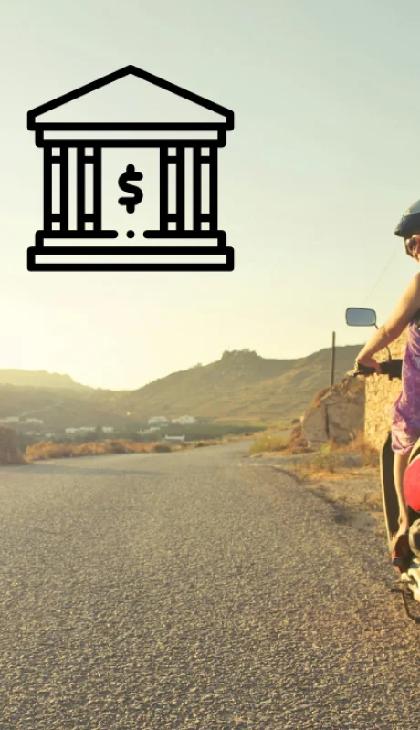 Muchos clientes bancarios utilizaron los préstamos con el fin de adquirir medios de locomoción como motocicletas.