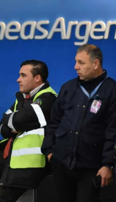 El paro de pilotos se extiende hasta el sábado. Fotografía Agencia Noticias Argentinas/Juan Vargas