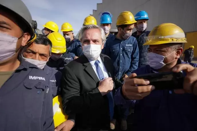 La estatización de IMPSA fue concretada en 2021, durante la presidencia de Alberto Fernández. (Foto: web)
