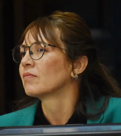 La diputada Jimena Cogo, representante del bloque PRO - LUM.