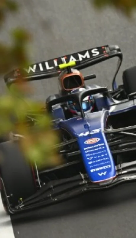 Franco Colapinto terminó noveno en la clasificación del Gran Premio de Azerbaiyán. Foto: Fórmula 1.