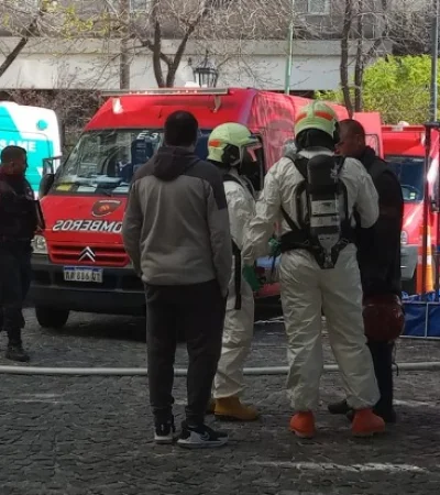Evacuaron un lujoso hotel de Retiro por una fuga de gas. Foto: NA