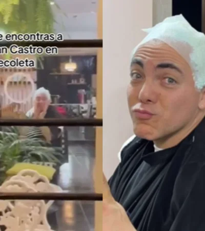 Castro mostró una actitud relajada y simpática.