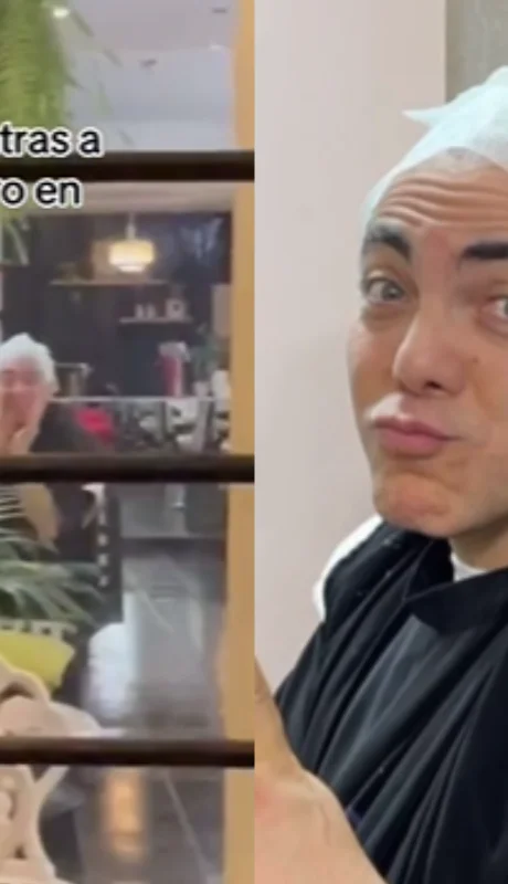 Castro mostró una actitud relajada y simpática.