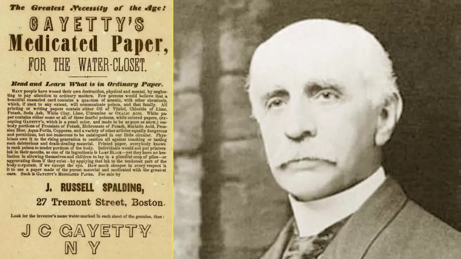 Joseph Gayetty, inventor del papel higiénico
