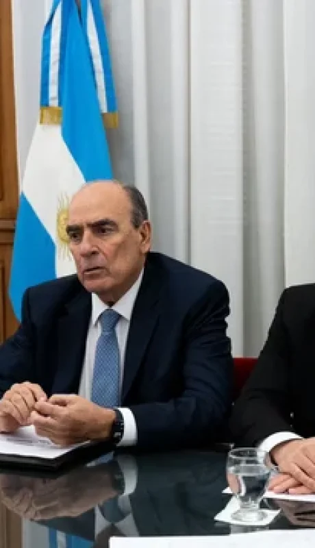 Guillermo Francos y Luis Caputo encabezaron la reunión