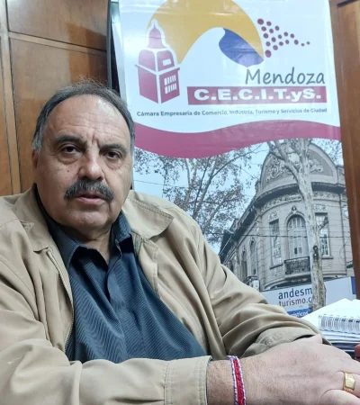 Titular de la Cámara Empresaria, Comercio, Industria, Turismo y Servicios (CECITyS), Adrián Alín.