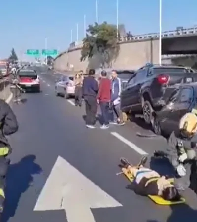 Accidente se suma otro choque en la autopista Panamericana antes de llegar a la General Paz.