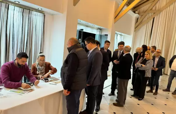 El asado se llevó a cabo este martes por la noche, a partir de las 20:30 , en la residencia presidencial.