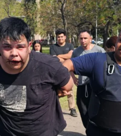 El ladrón fue salvajemente golpeado por los vecinos del Barrio Unimev en Guaymallén, Mendoza, quienes prometieron seguir castigando a delincuentes.