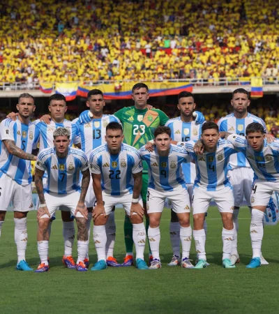 La última formación del seleccionado nacional