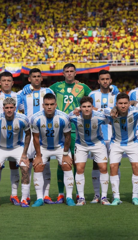 La última formación del seleccionado nacional
