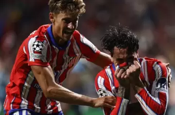 Atlético Madrid consiguió un triunfo agónico ante Leipzig