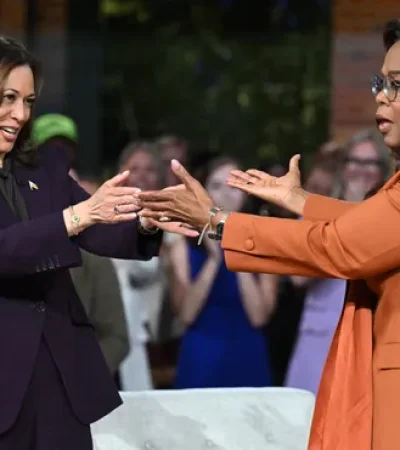 Oprah Winfrey puso la animación en el evento político de la vicepresidenta y se dieron declaraciones picantes.