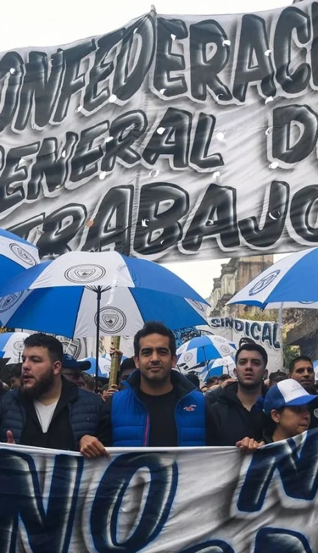 Uno de los tantos paros organizados por la CGT