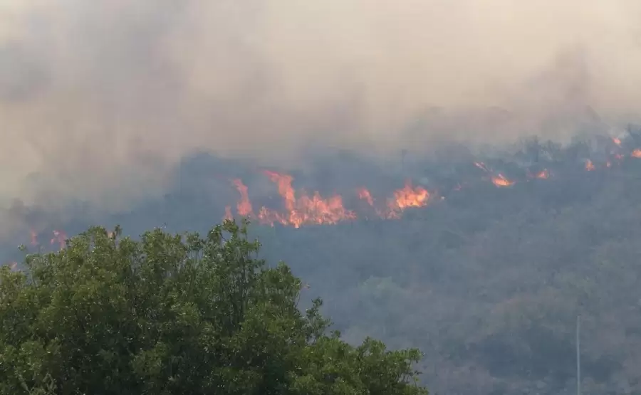 El fuego comenzó este último miércoles 18.