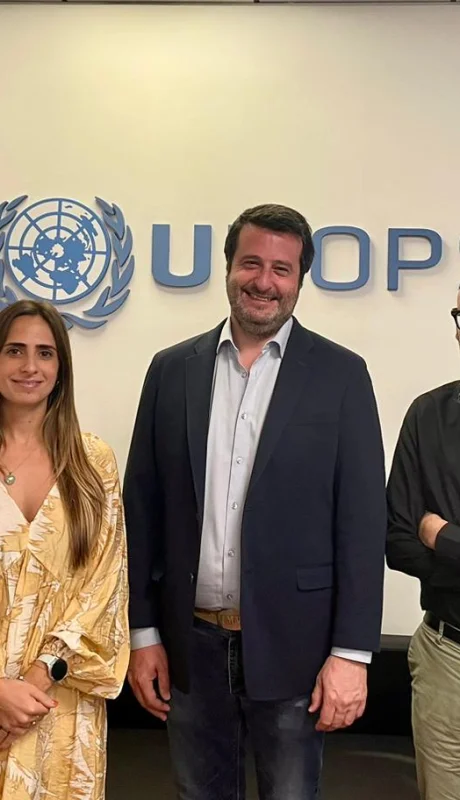 Celeste Tauzin, José María Videla Sáenz e Ignacio Lacasta