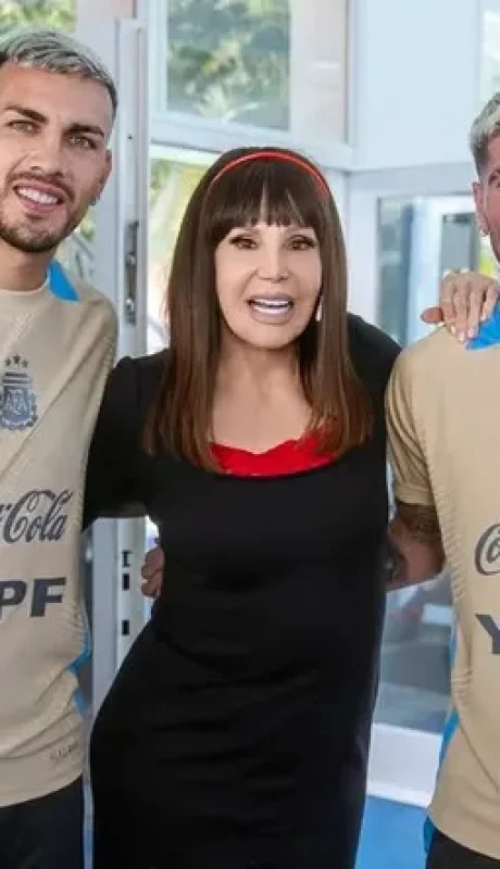 Los campeones del mundo Leandro Paredes y Rodrigo de Paul, la diva de los teléfonos vuelve a la pantalla chica
