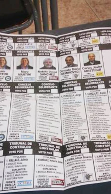 El elector podrá variar su voto en un solo papel