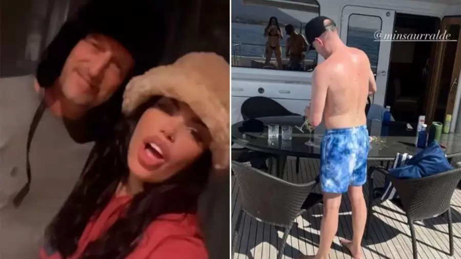 Las paradisíacas vacaciones del exintentente Martín Insaurralde, junto a Sofía Clérici