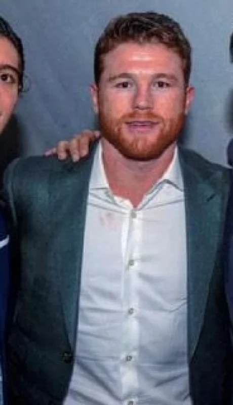 Manuel Sulaiman, Canelo Alvarez y Mauricio Sulaiman